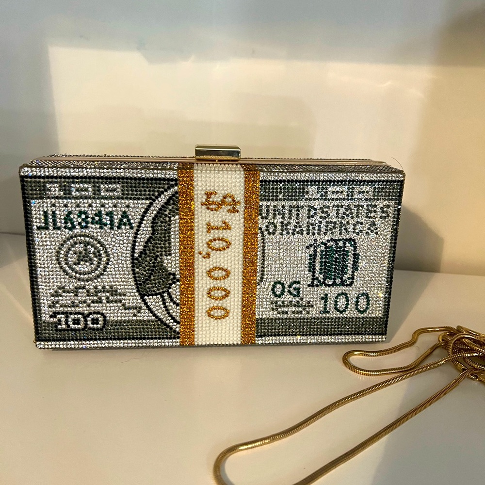 Crystal Money Purse/Clutch